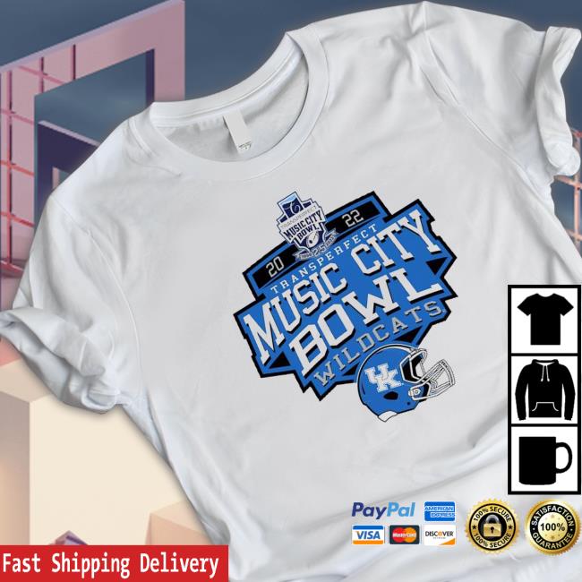Official Kentucky Wildcats 2022 Transperfect Music City Bowl Bound Shirt