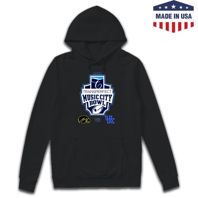 Iowa Hawkeyes Vs Kentucky Wildcats 2022 Transperfect Music City Bowl Sweatshirt