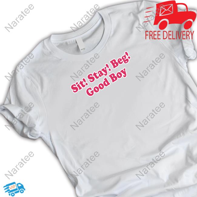 Sit Stay Beg Good Boy Shirts