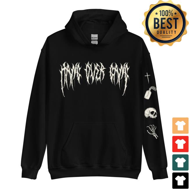 Hang Over Gang Patchwork Metal Sweatshirts