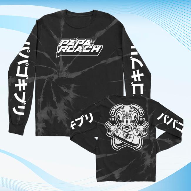 Papa Roach Merch Papa Roach Mascot Pest Long Sleeve T-Shirt