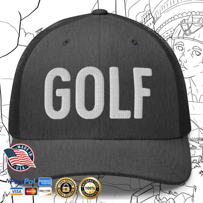Early Season Golf Trucker Hat by Cincy Shirts Early Season Golf Trucker Hat by Cincy Shirts