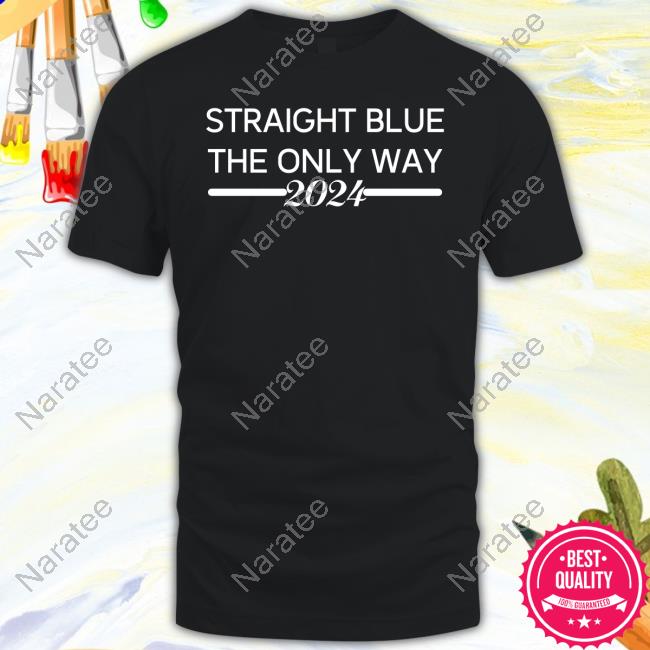 Obama Straight Blue The Only Way 2024 Crewneck Sweatshirt