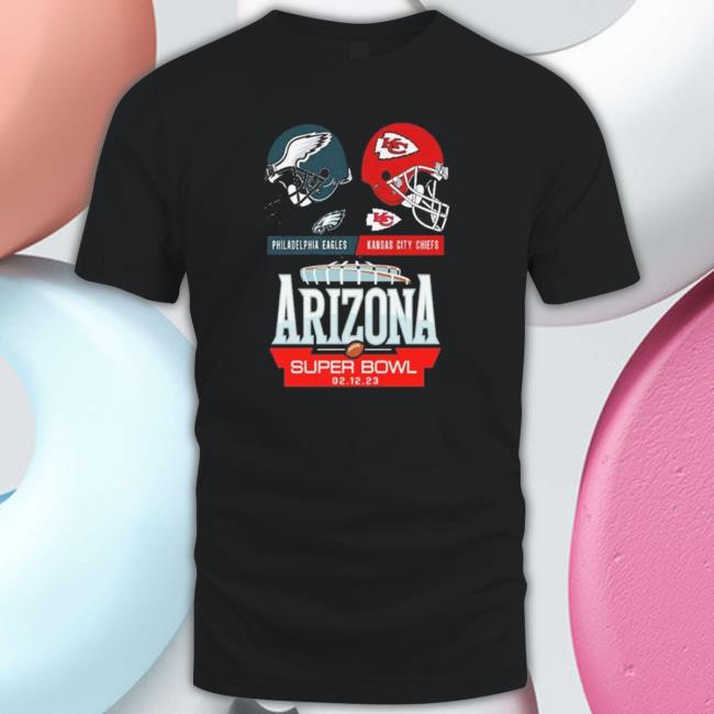 Philadelphia Eagles Vs Kansas City Chiefs Super Bowl 57 Lvii T-Shirt