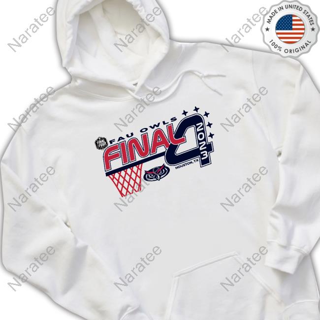Official NCAA FAU Owls 2023 Final Four Oversized Long Sleeve T Shirt