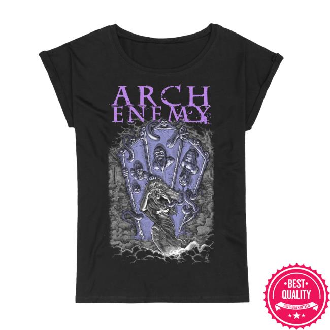 Arch Enemy House Of Mirrors Purple Tee