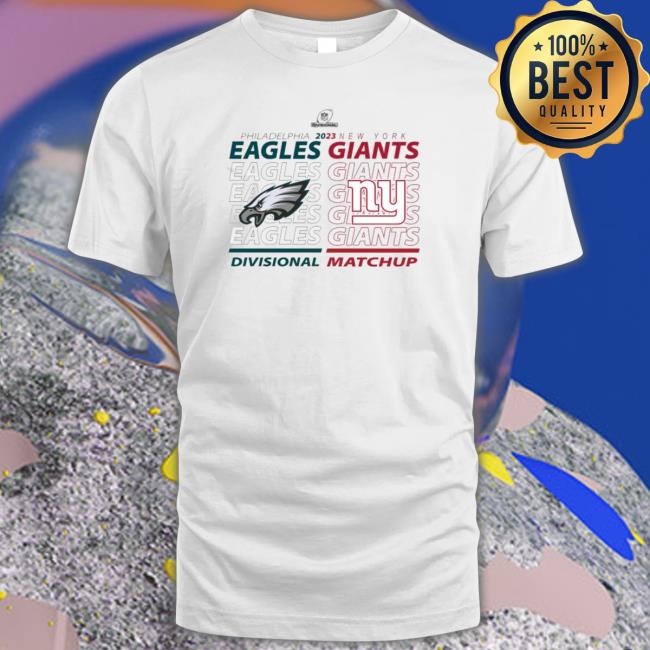 Philadelphia Eagles Vs New York Giants 2022- 2023 Nfc Divisional Matchup Hoodie