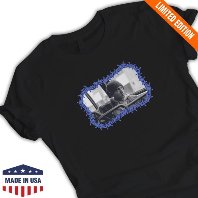8 Mile Barbed Wire Limited Edition Shirts Shop Eminem Merch 8 Mile Barbed Wire Long Sleeve T-Shirt
