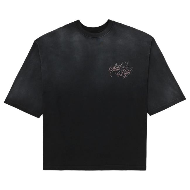 Official Willy Chavarria Sad Papi Buffalo Tees Black