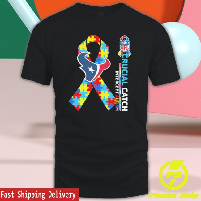 Houston Texans Crucial Catch Intercept Autism Sweaters