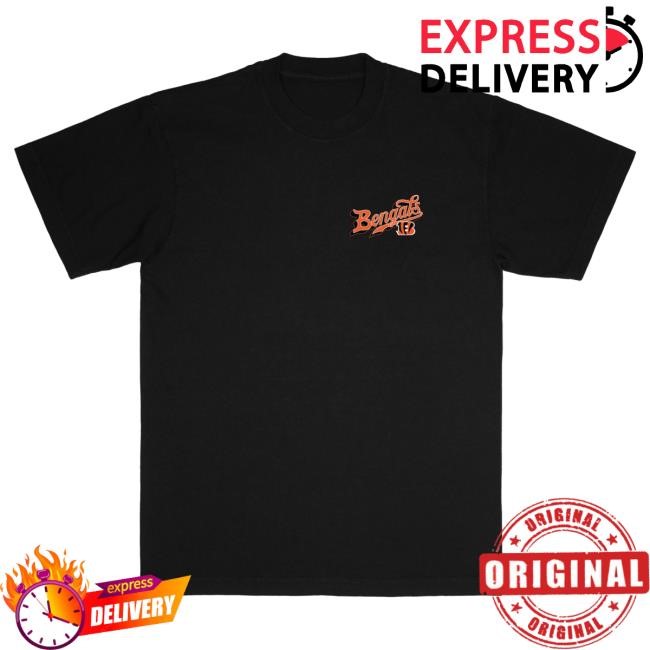 Unisex Cincinnati Bengals Born x Raised Black Pro Script Top Shirt NFL Shop Store