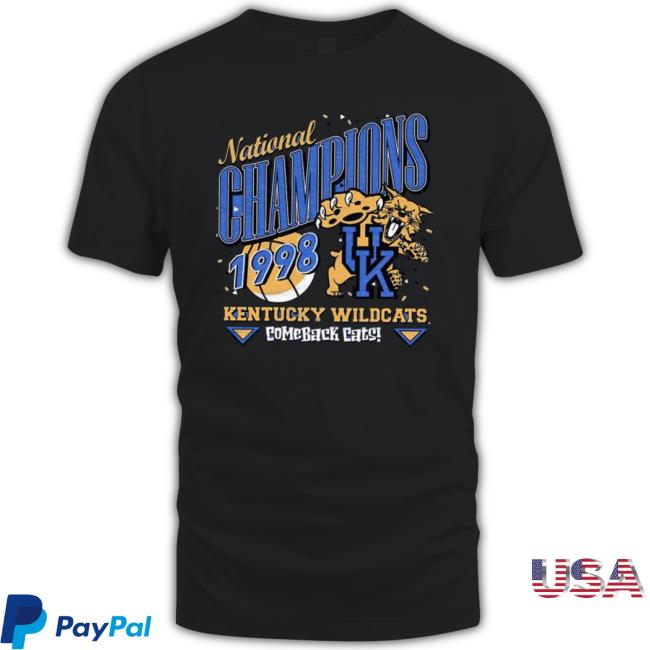 Kentucky National Champions 1998 Kentucky Wildcats Comeback Cats shirt