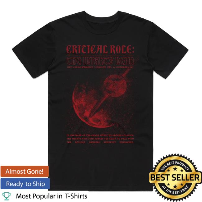 Critical Role Shop Merch CriticalRole Mighty Nein Echoes Of The Solstice New Shirt
