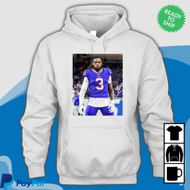 Official Wr Deebo Samuel Wearing Bills’ Damar Hamlin Crewneck Sweatshirt