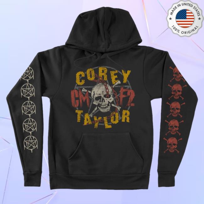 Official Corey Taylor Merch Corey Taylor "Pentagram Skull" 2023 Tour Longsleeve T Shirt