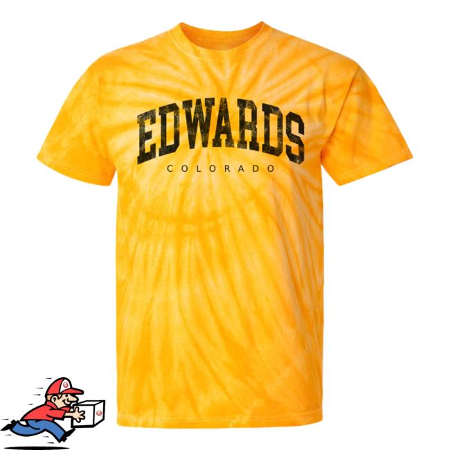 Official Hometown Apparel Edwards Colorado Urban Vibe Tie-Dye Cyclone Pinwheel New Shirt 3D All-Over Printed