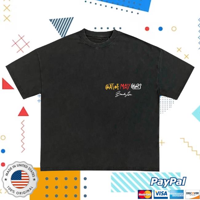 Official Brandon Lake Merch Store Coat Of Many Colors - Black Shirt 2024 Brandon Lake Apparel Clothing Shop Brandonlake