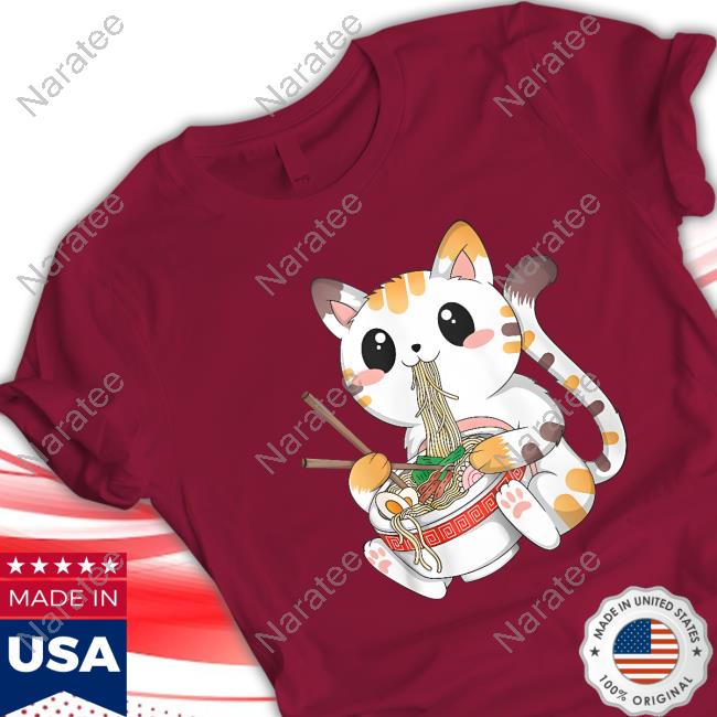 Cat Eat Noodles Shirt