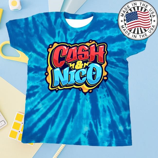 Cash and Nico Merch Cash and Nico Tie-Dye Short Sleeve Tee