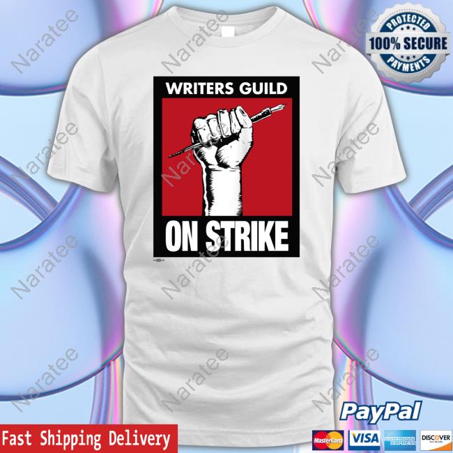 Official Writers Guild On Strike T-Shirt