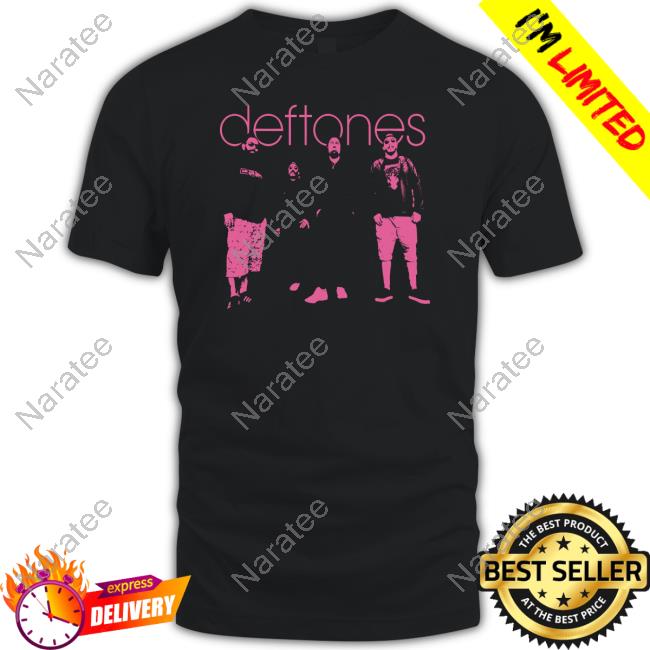 Deftones Store Pink Band Photo Tee Shirt