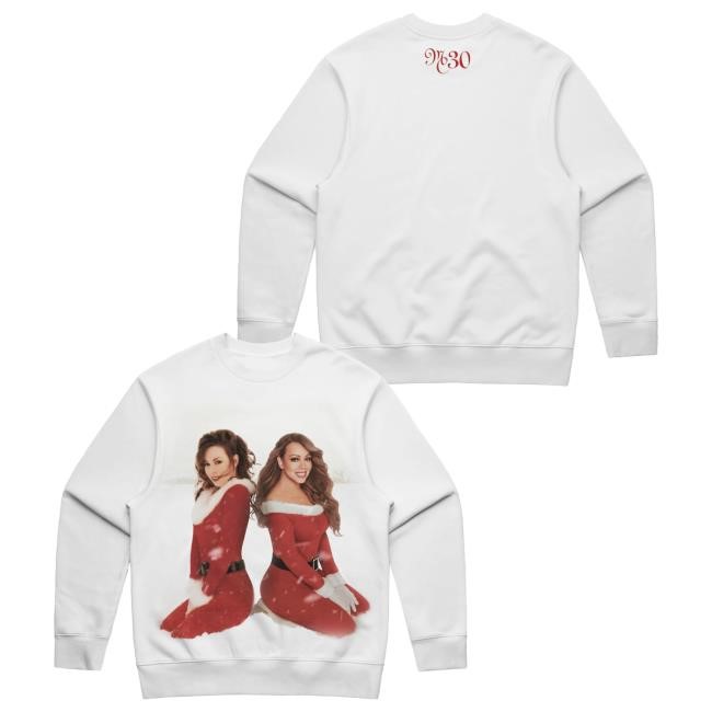 Mariah Carey Official Christmas Time Tour Merch 30th Anniversary Sweatshirt