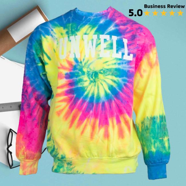 Official Call Her Daddy Apparel Clothing Store Shop CHD Merch Unwell Crew neck Tie Dye CallHerDaddy Tie-Dye