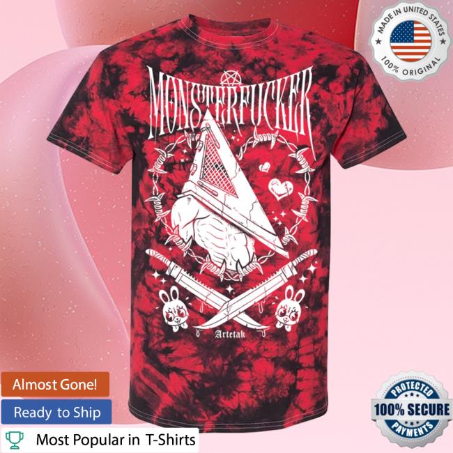 Official Artetak Shop Pyramid Monsterfucker Tie Dye T Shirts