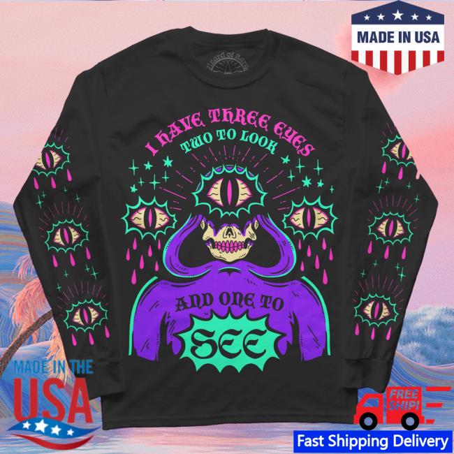 Official Wizard Of Barge Three Eyes Long Sleeve New Shirt