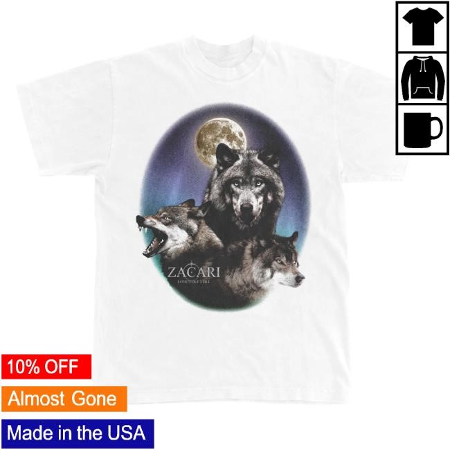 TDE Top Dawg Ent Shop Merch Zacari - Lone Wolf Shirt