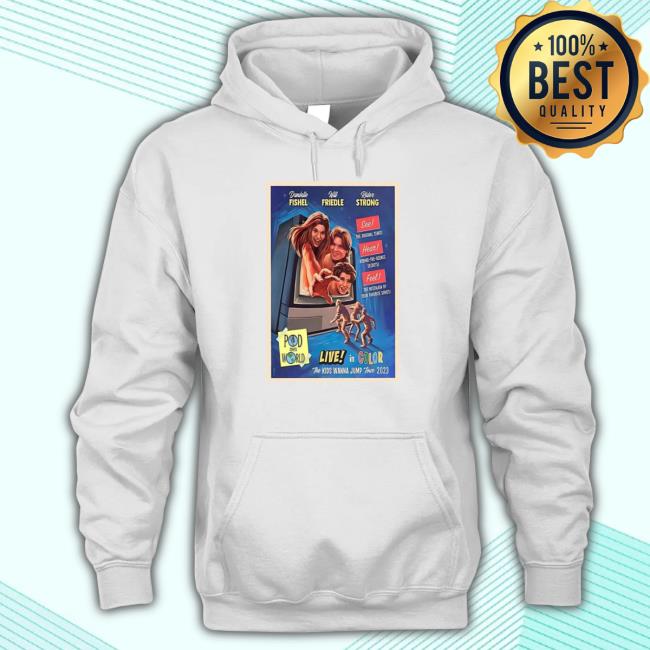 Official Pod Meets World Live In Color The Kid Wanna Jump Tour 2023 Shirt Shirt