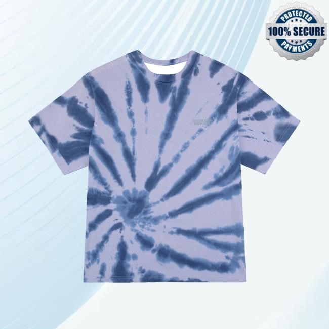 Core Logo Tie Dye 3M Shirt Blue - BOILER ROOM