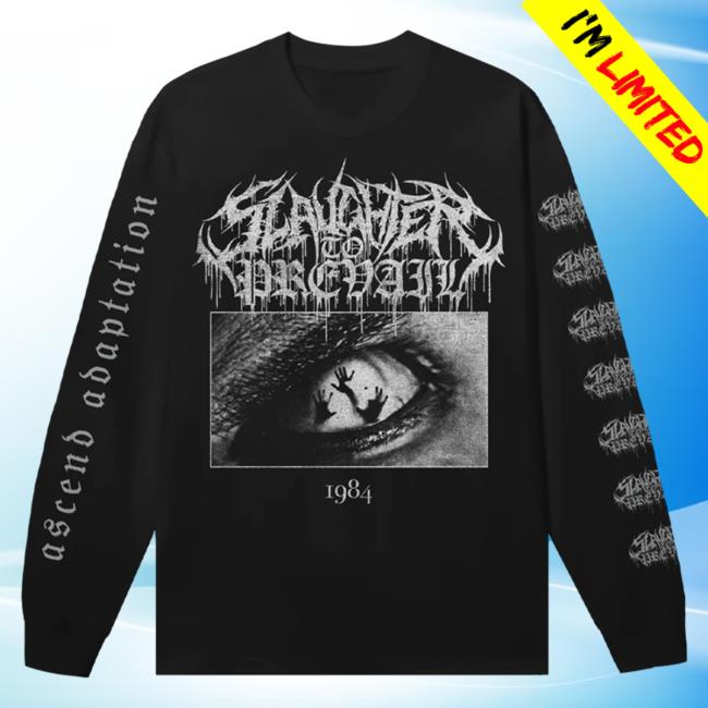 Official Sumerian Records Merch Store Slaughter To Prevail - "1984" Black Shaka Long Sleeve Tshirt