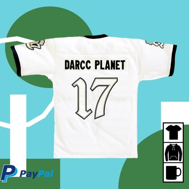 Official Chapter 17 Records Store Ouija Macc DARCC PLANET - Football Jersey - White New Shirt
