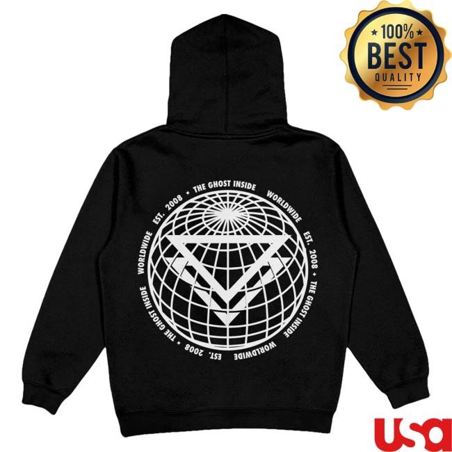 The Ghost Inside World Grid Hood (Black)
