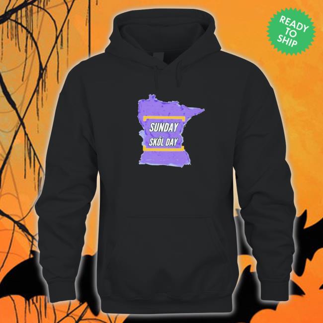 Minnesota Vikings Sunday Skol Day Long Sleeve T Shirt