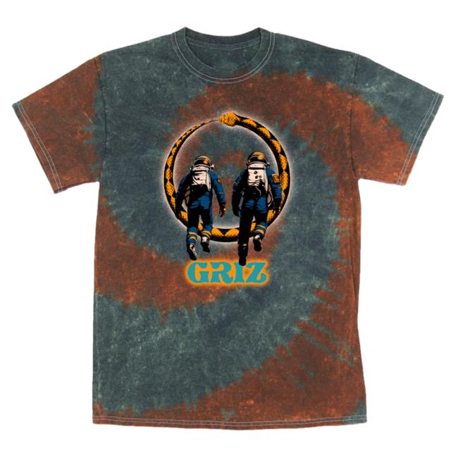 Griz Merch Universe GRiZ OUROBOROS Album Tie Dye Tees