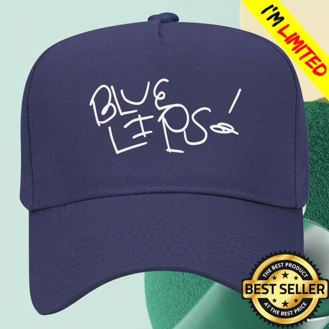 Official Txdxe Merch Store Schoolboy Q Blue Lip Logo Snapback Cap SchoolboyQ