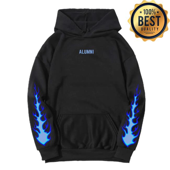Official Thaalumni Merch Alumni Blue Flame Crew neck Sweatshirt