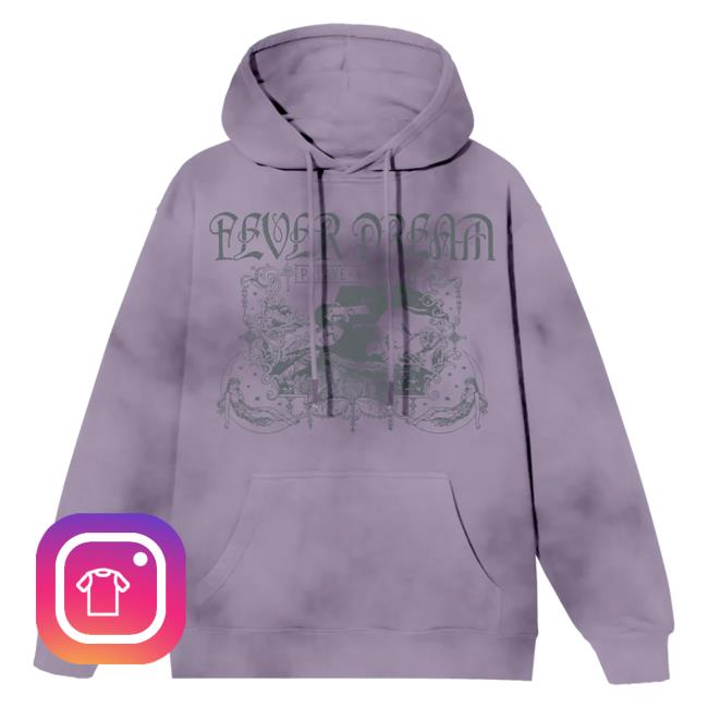 Official Sumerian Merch Store Palaye Royale Fever Dream Lilac Tie Dye Long Sleeve T Shirt PalayeRoyale Tie-Dye