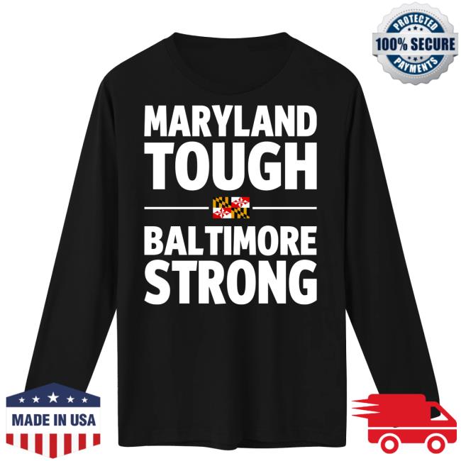 Ladies Sewing Circle And Terrorist Society Maryland Flag Mens Long Sleeve Tees