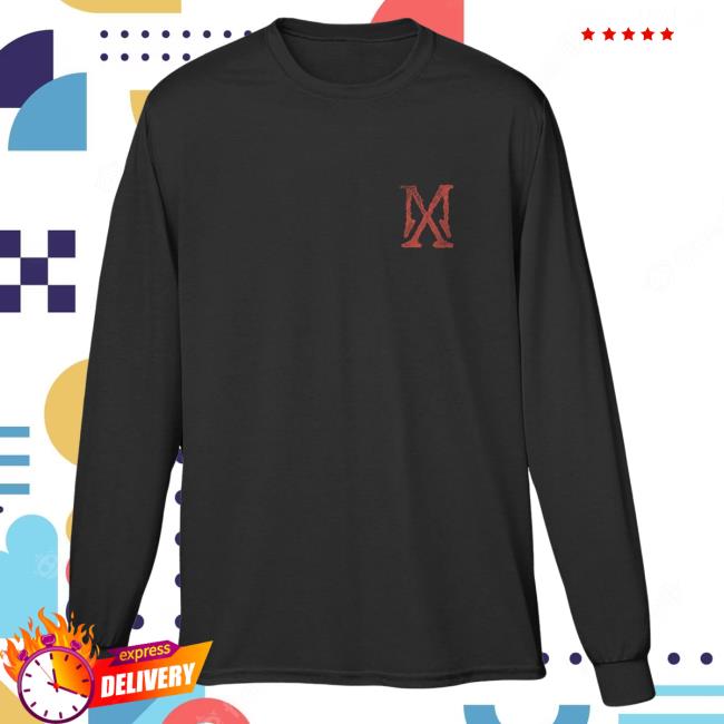 Official Madonna Merch Store Mx Logo Passport Stamp LS T Shirt Madonna Apparel Clothing Shop