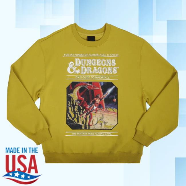 Official Heroes And Villains Clothing Store Merch Dungeons & Dragons Guide To Immortals Box Artt Hoody HeroesandVillains