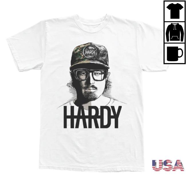 Official Hardy Merch Store White Photo Tour Shirt Hardy Apparel Clothing Shop