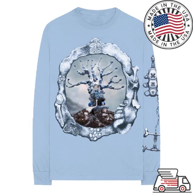 Ashnikko Merch Blue Magic Tree Frame Hooded Sweatshirt