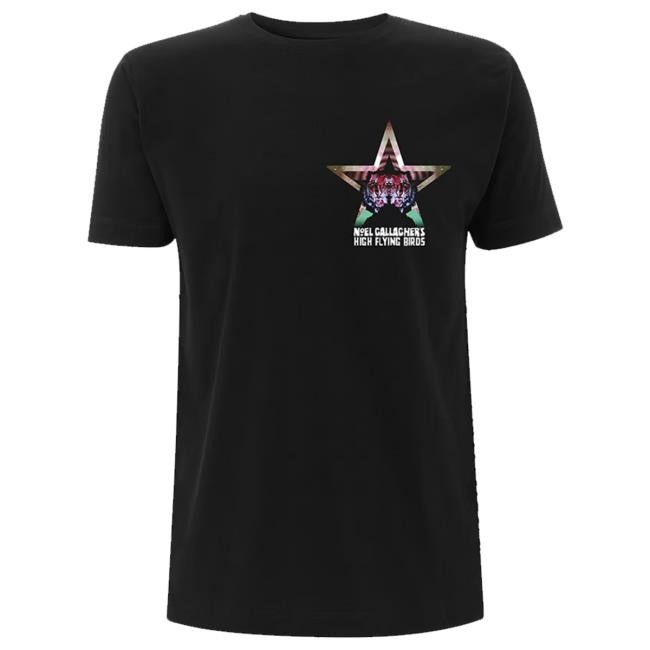 Official Noel Gallagher Merch Store Black Star Dancing Shirt
