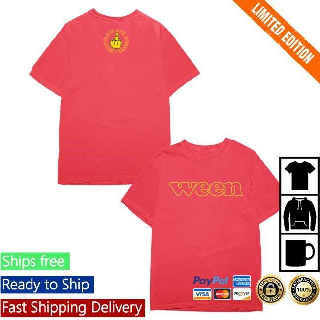 Official The Merch Collective Ween Store Middle Finger Shirt 2024