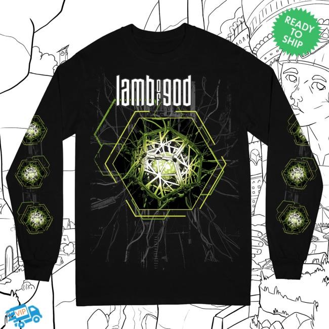 Lamb of God Into Oblivion Hexagon Long Sleeve Tour Gear