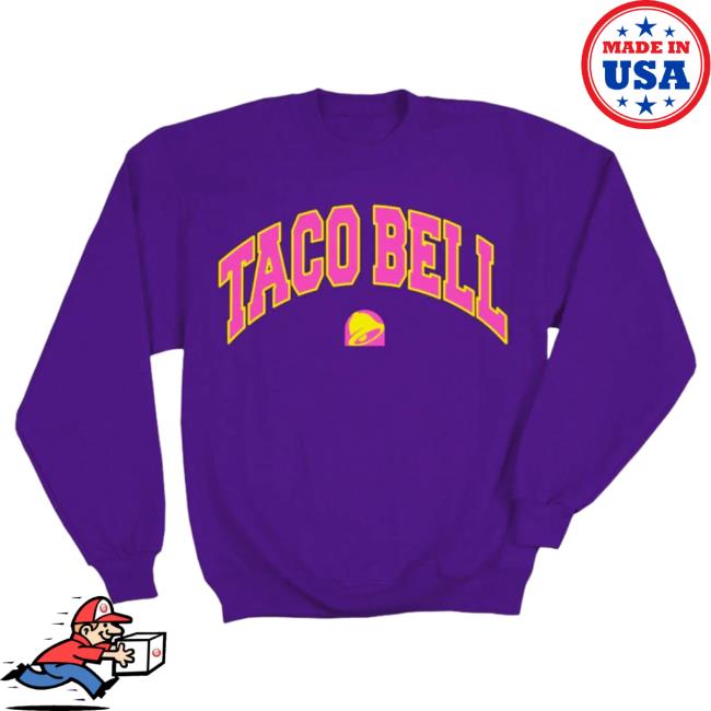 Official Taco Bell Apparel Clothing Store Shop Taco Bell Logo Sweatshirt Tacobell Merch