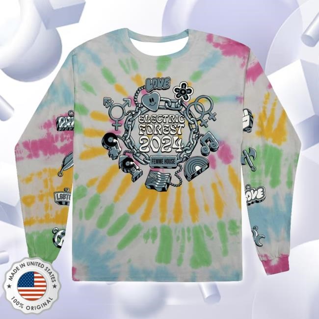 2025 Forest Goods Femme House Collab LS Tee Electric Forest Festival Official